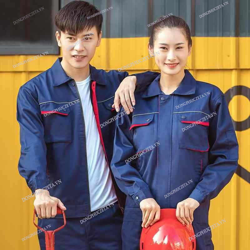 đồng phục công nhân cơ khí vải kaki pangrim