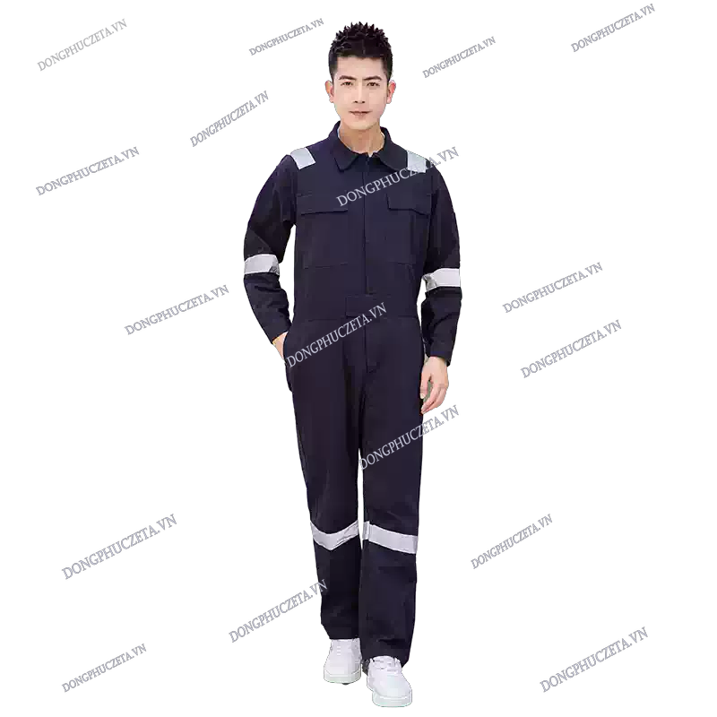 Đồng phục công nhân cơ khí bộ liền