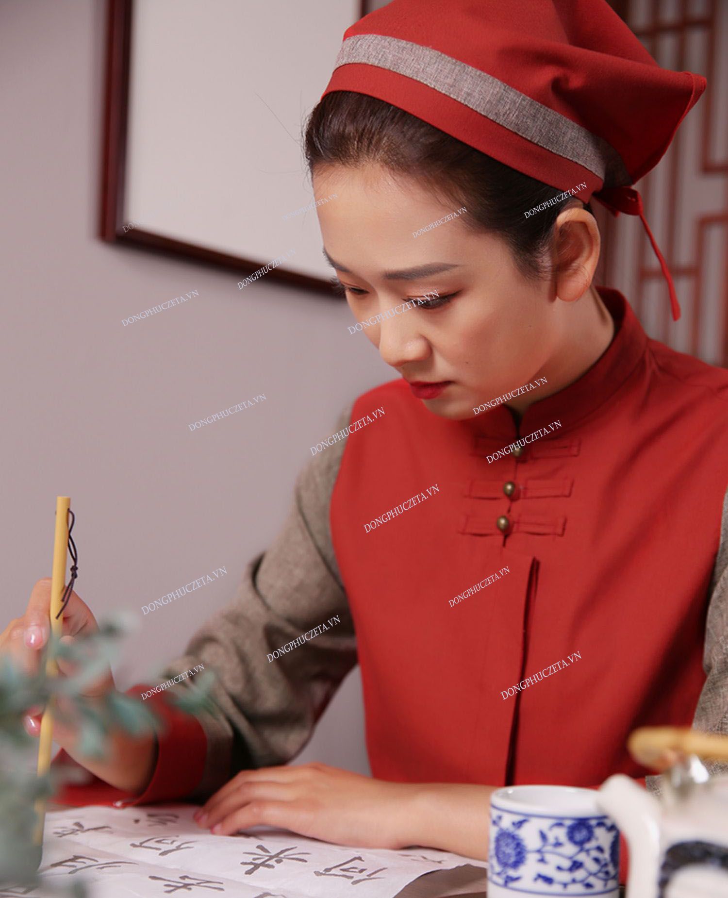 đồng phục nhà hàng trung quốc mới