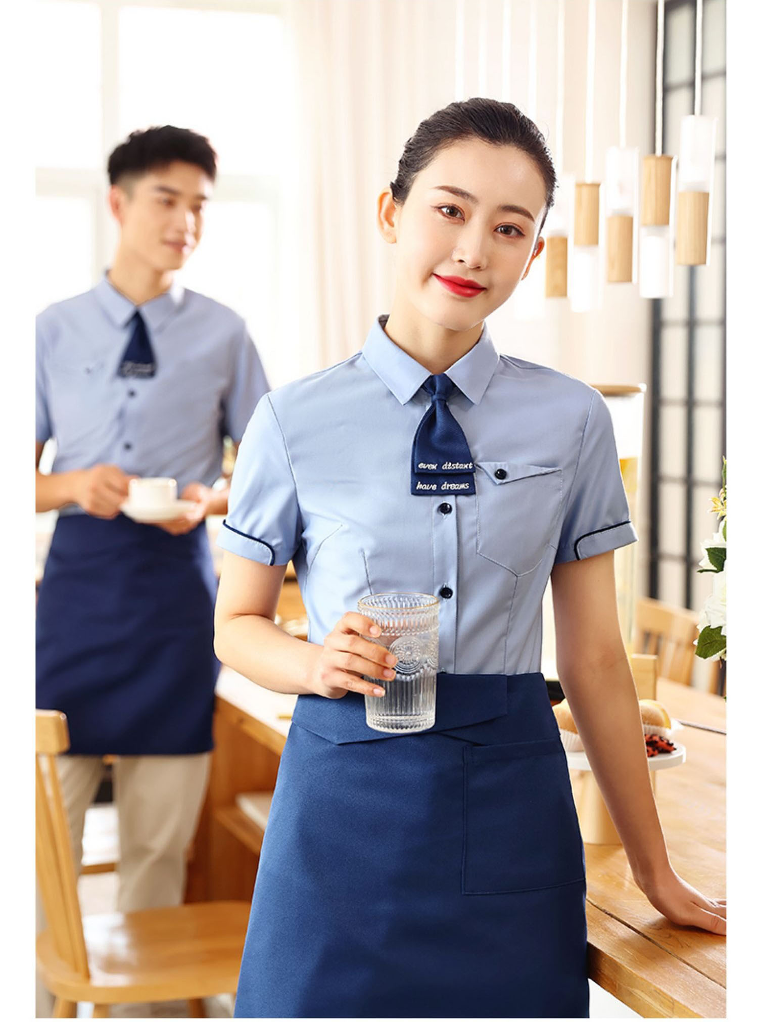 đồng phục quán cafe cho nữ