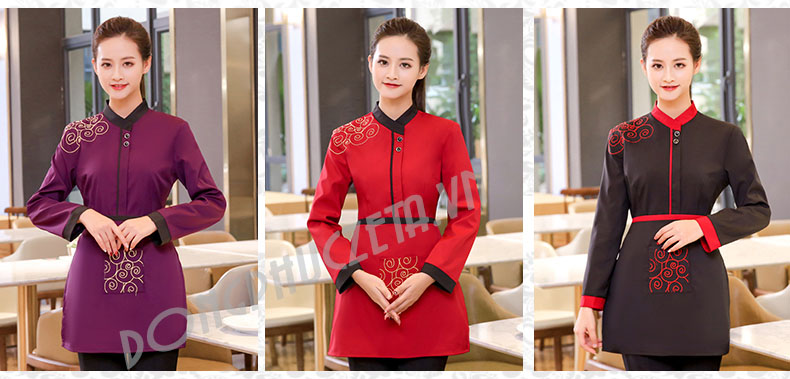 cty may đồng phục nhà hàng tiệc cưới tại Hà Nội