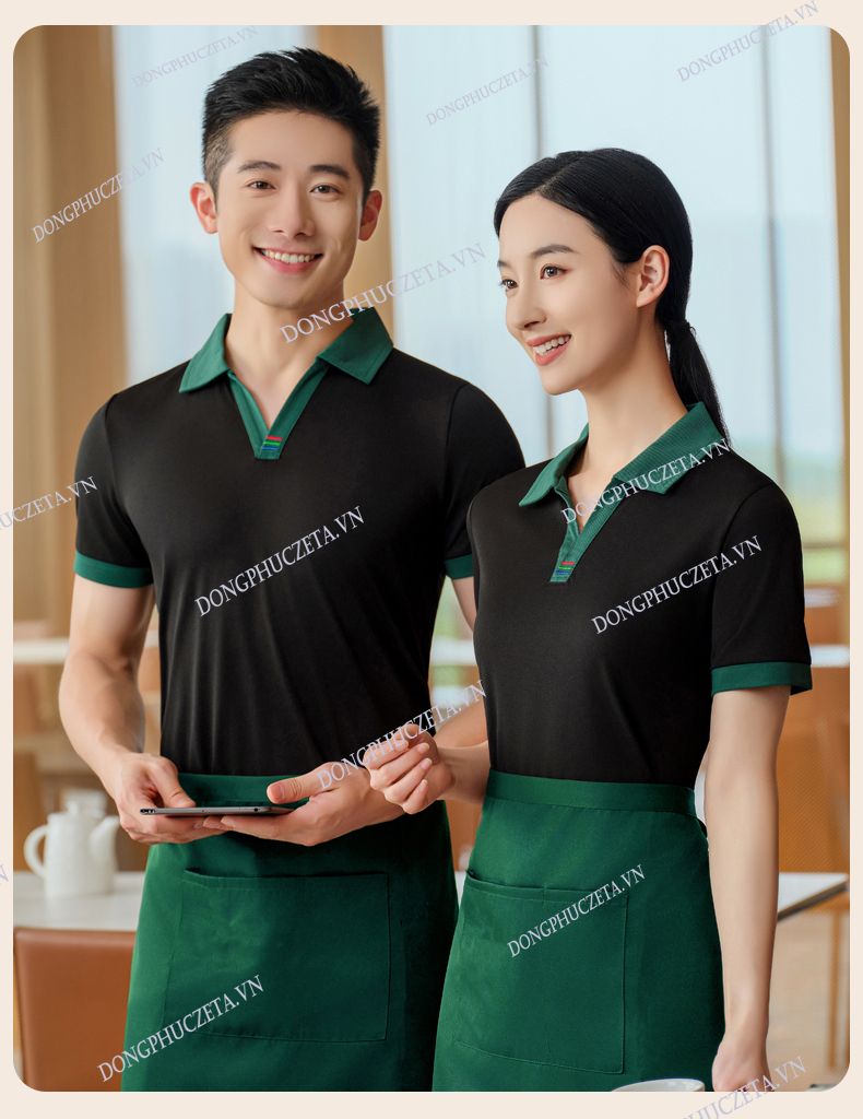 mẫu tạp dề quán ăn độc lạ
