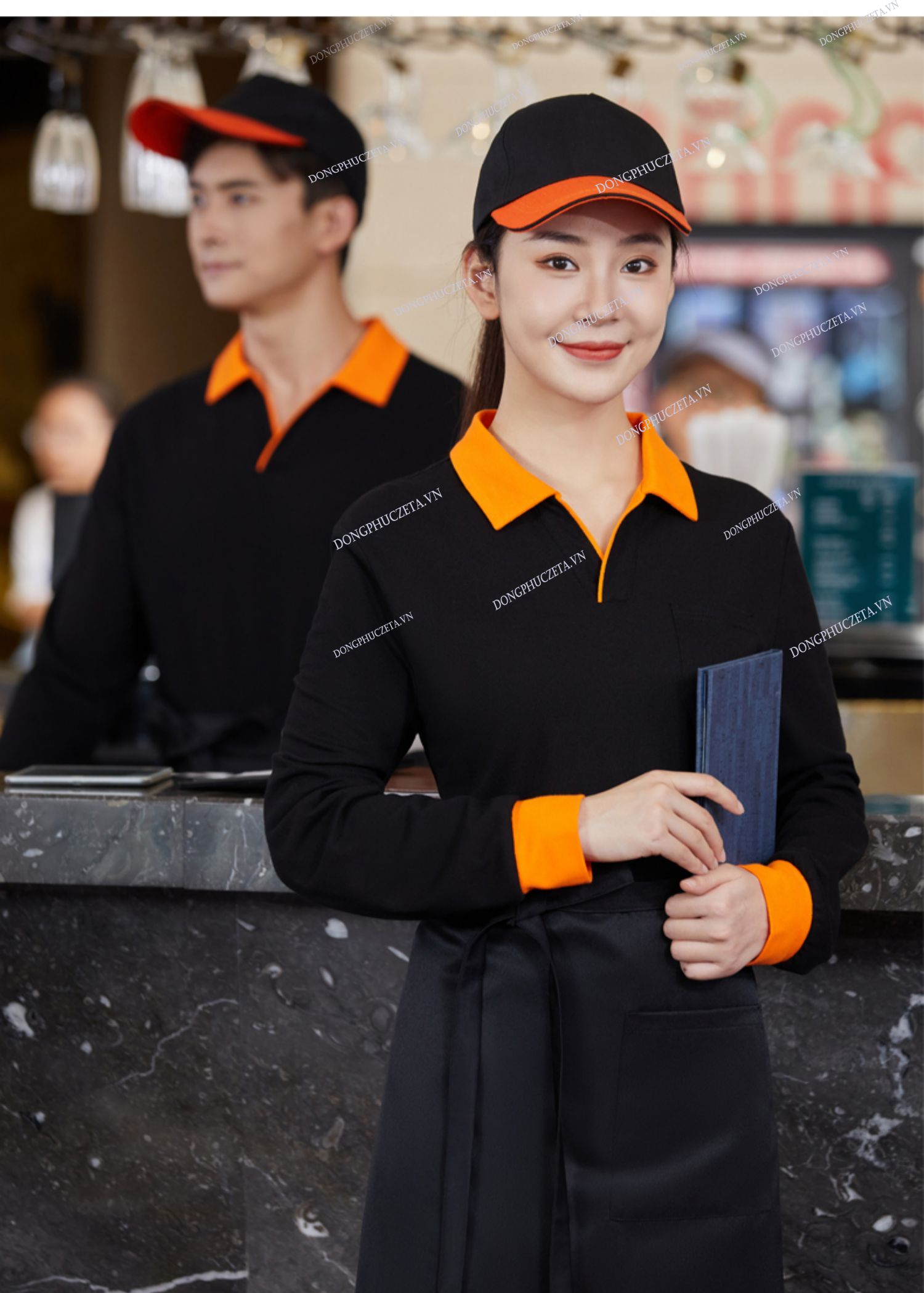 đồng phục quán ăn đường phố hot trend 2025