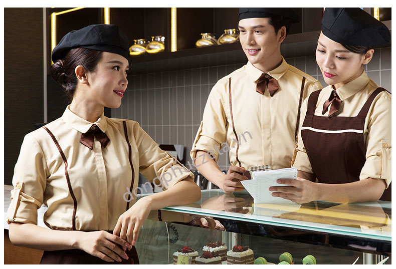 may áo đồng phục nhân viên nhà hàng tại thái nguyên