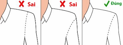 kiểm tra sự vừa vặn của áo sơ mi