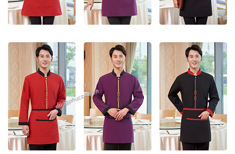 các màu sắc đồng phục cho nhân viên nhà hàng
