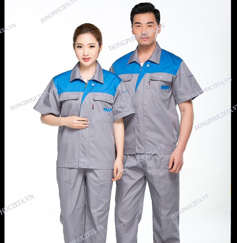 áo đồng phục kỹ sư công trình đẹp