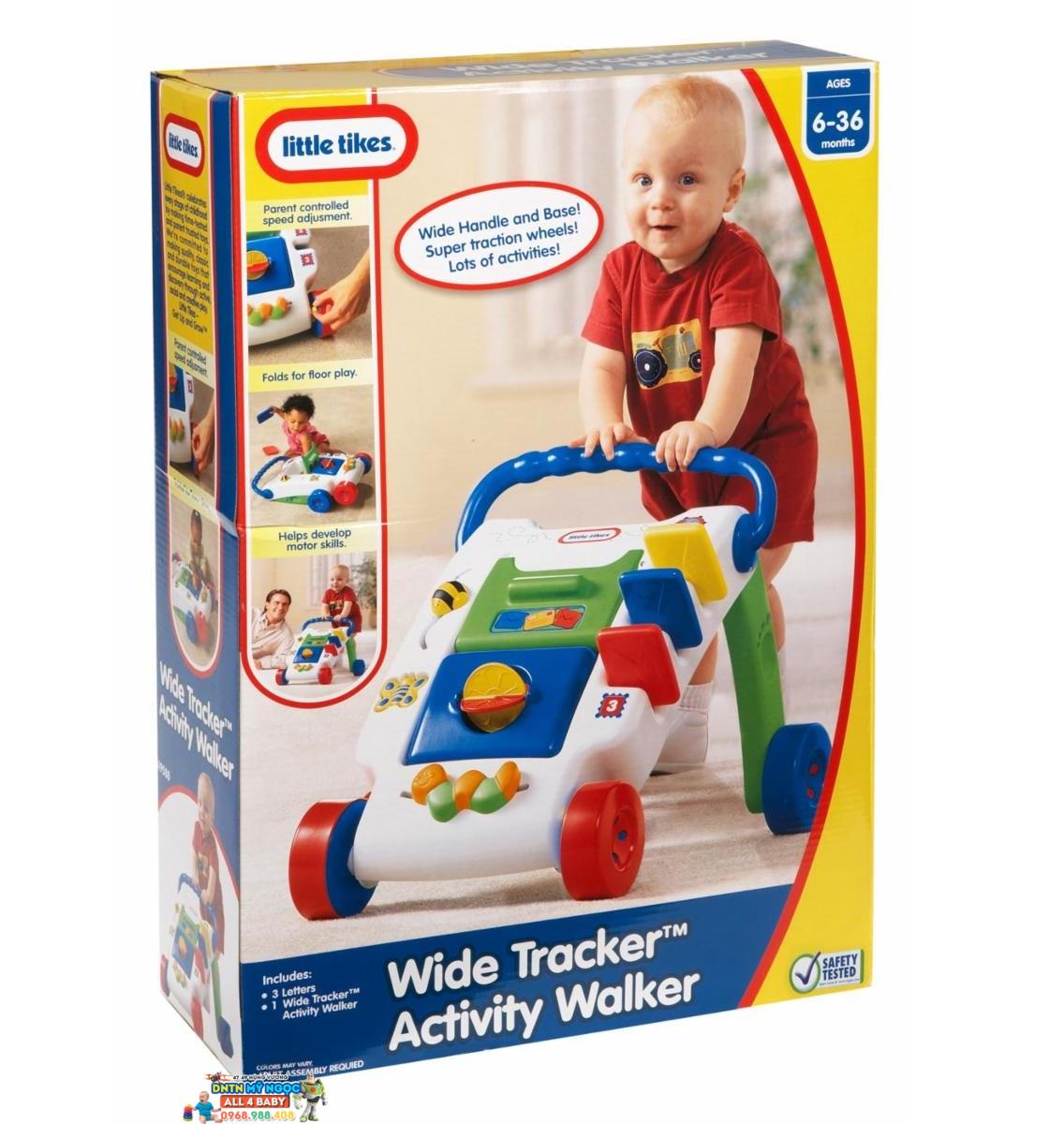 little tikes wide tracker activity walker