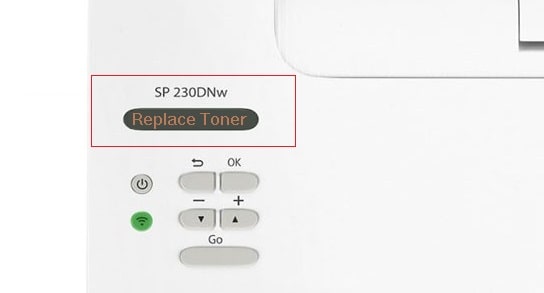 Reset mực Ricoh sp 230