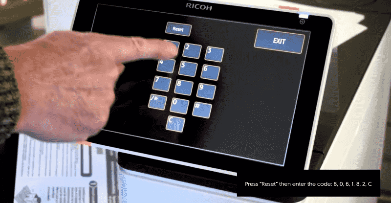cách vào code ricoh cách vào code ricoh