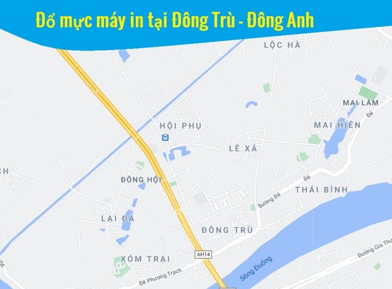 Đổ mực máy in tại Đông Trù