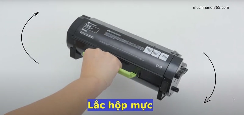 lắc hộp mực