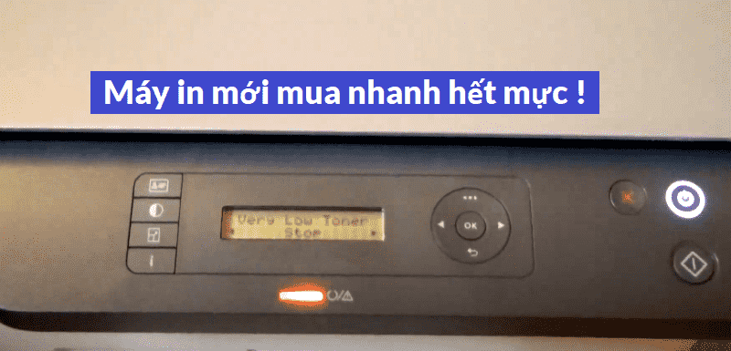 máy in mới mua nhanh hết mực