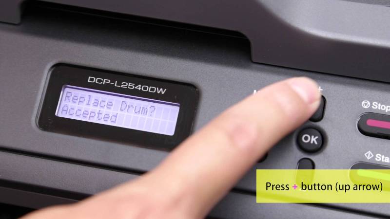 Hướng dẫn Reset drum máy in brother DCP-L2520