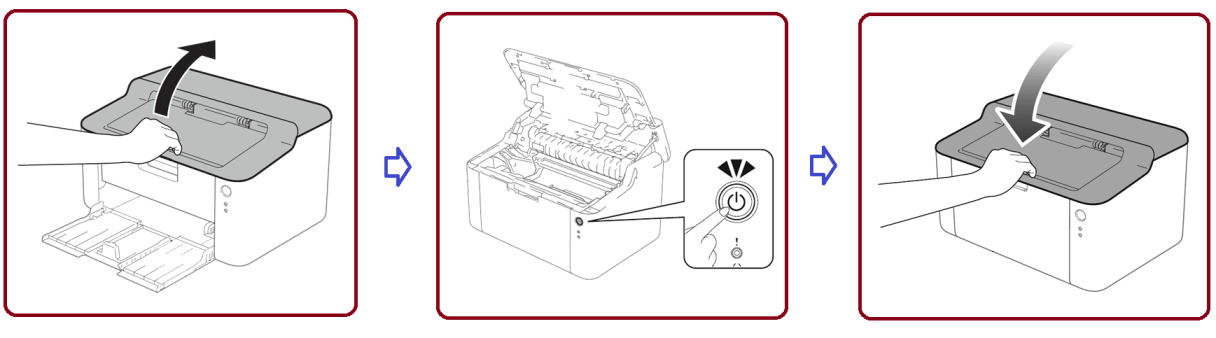 reset drum xerox p115w