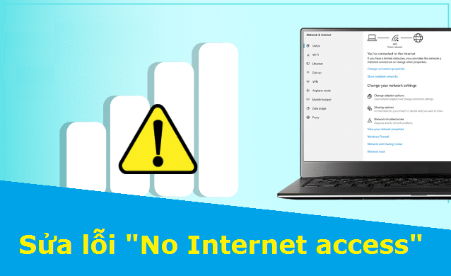 Sửa lỗi No Internet access