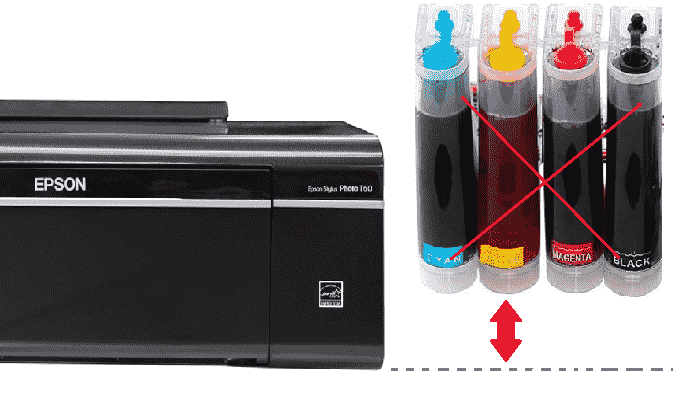 xử lý máy in epson bị chảy mực