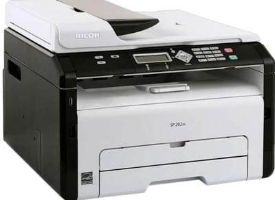 Đổ mực máy in ricoh sp 202