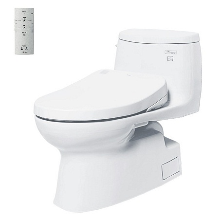 Bàn cầu một khối ToTo kèm nắp rửa điện tử Washlet TCF4731A