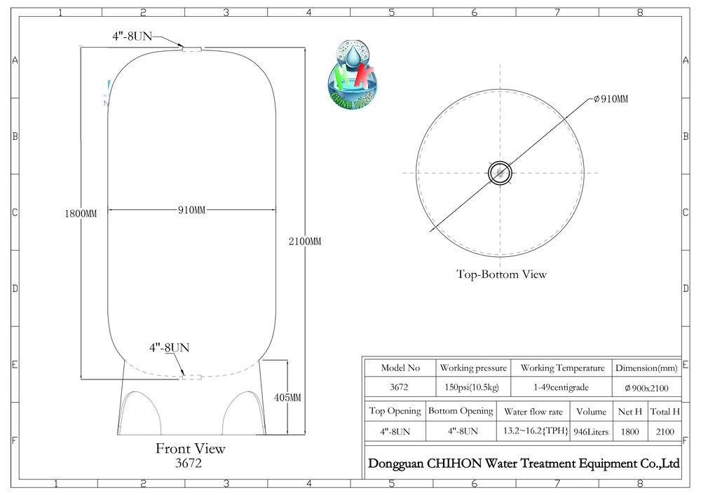 bản vẽ kỹ thuật cột composite 3672
