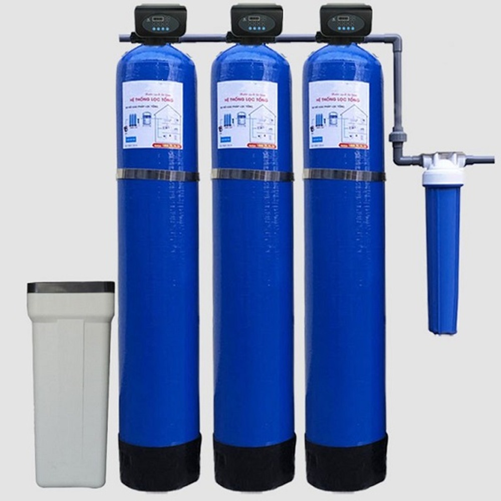 Báo Giá Lọc Nước Tổng Đầu Nguồn Composite 1054 Van Tự Động
