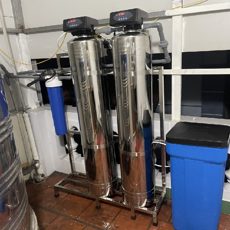 Bộ lọc tồng nước sinh hoạt giếng khoan 2 cột inox 304