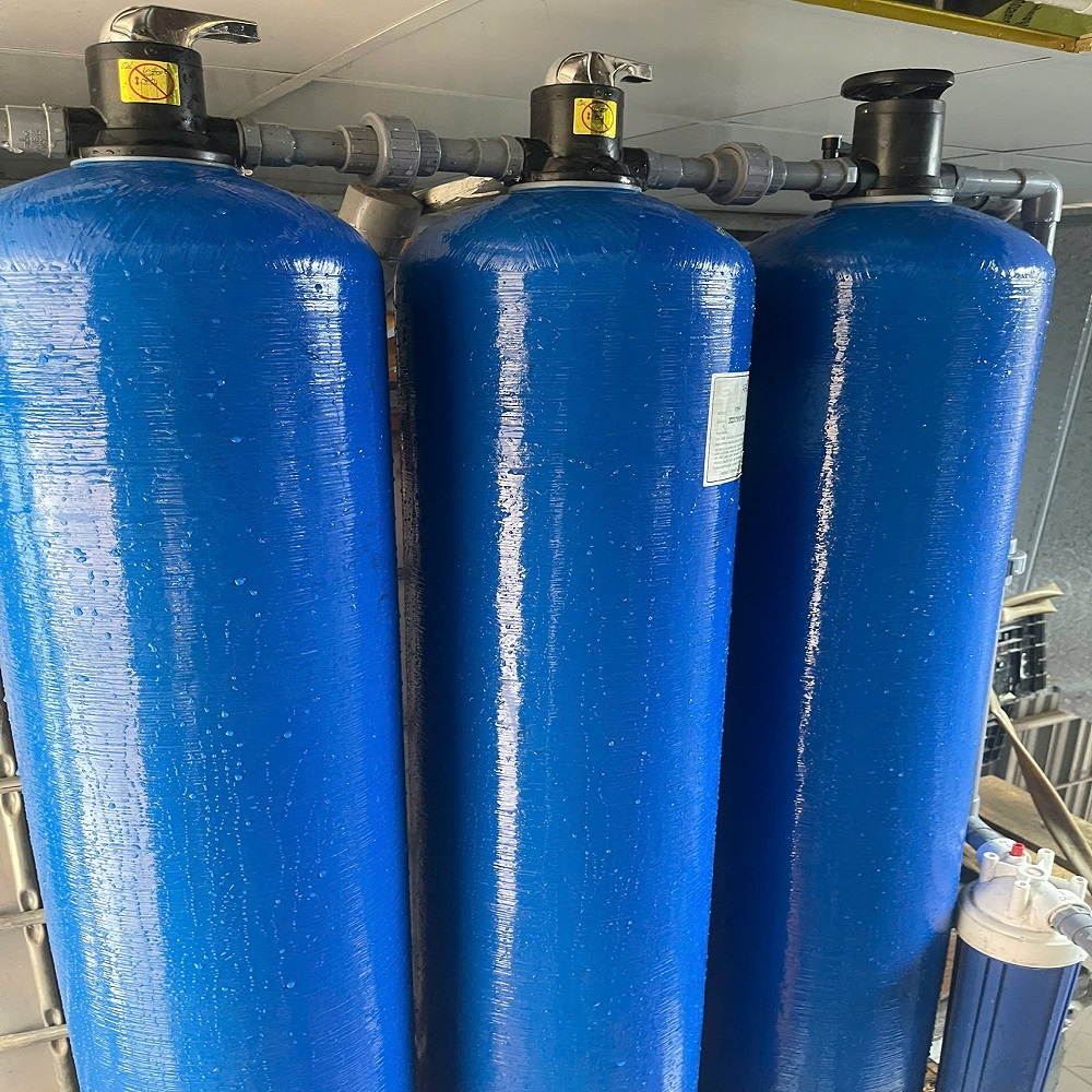 Bộ Lọc Tổng Đầu Nguồn Nước Sinh Hoạt Đa Tầng 4 Cấp 3 Cột Composite 1054