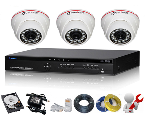 camera vantech chống trộm
