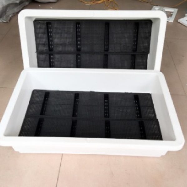 Chậu trồng rau thông minh cơ lớn màu trắng