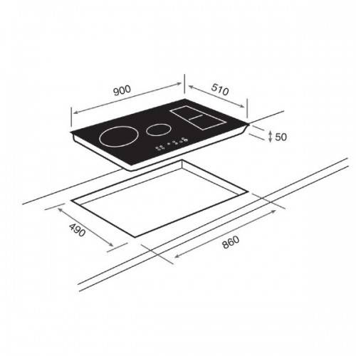 Hướng dẫn lắp đặt của bếp điện từ Teka IRS 943