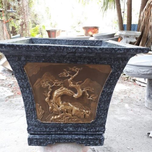 Khuôn đúc chậu nhựa composite hình vuông kích thước 55 x 55 cm ...