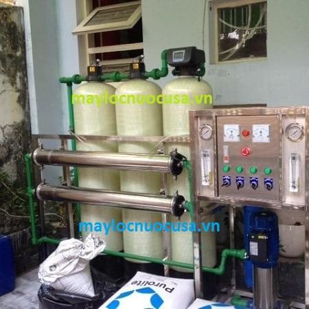 dây chuyền lọc nước đóng bình công suất 500