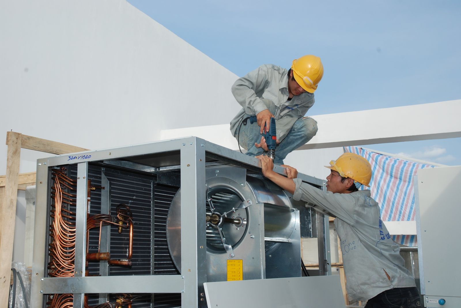 lắp đặt hệ thống điều hòa