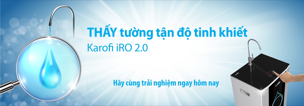 máy lọc nước karofi thông minh