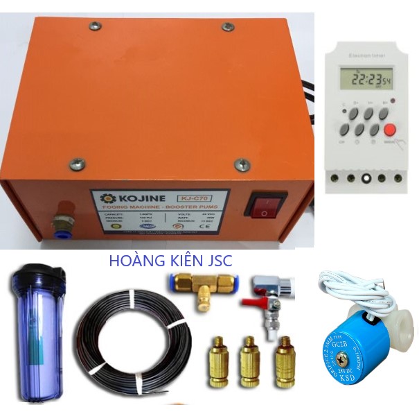 Máy phun sương đóng hộp 2020 tự động cao cấp 5 đầu phun