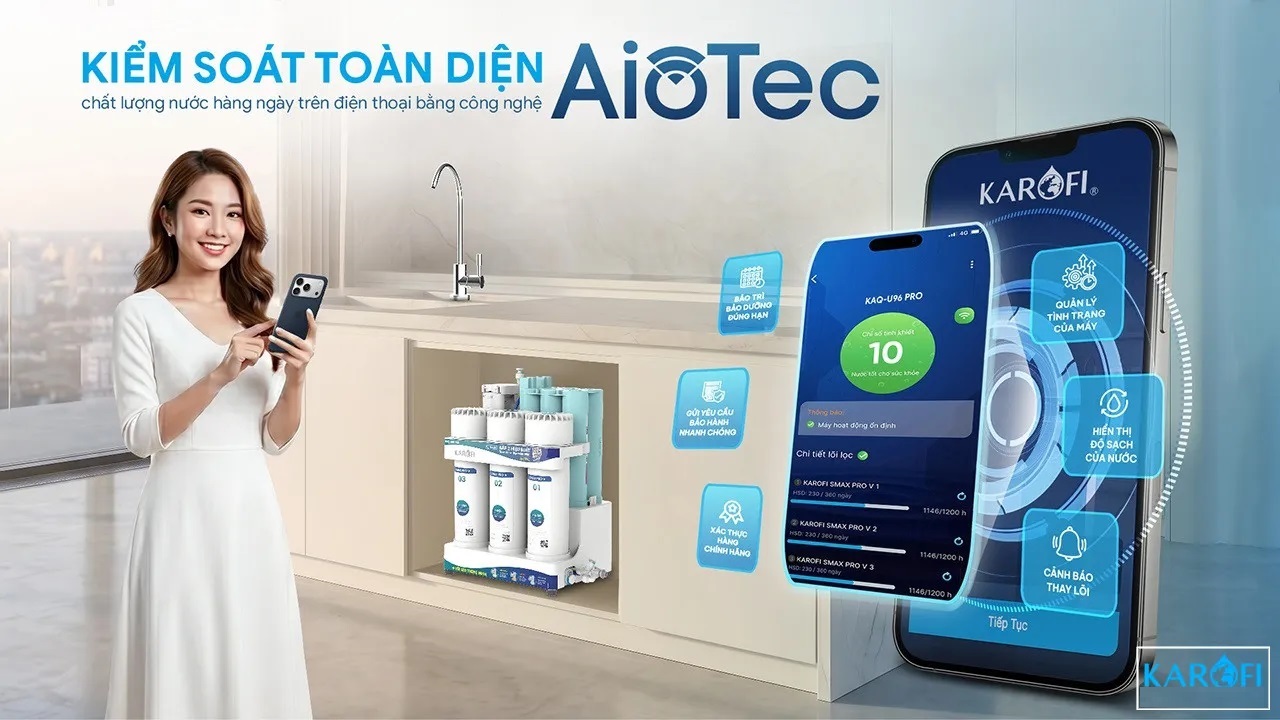 Máy lọc nước Karofi KAQ-U96 PRO