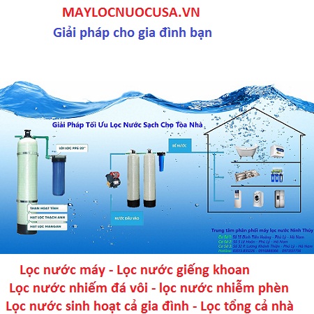 Phân phối hệ thống lọc nước sinh hoạt lọc tổng