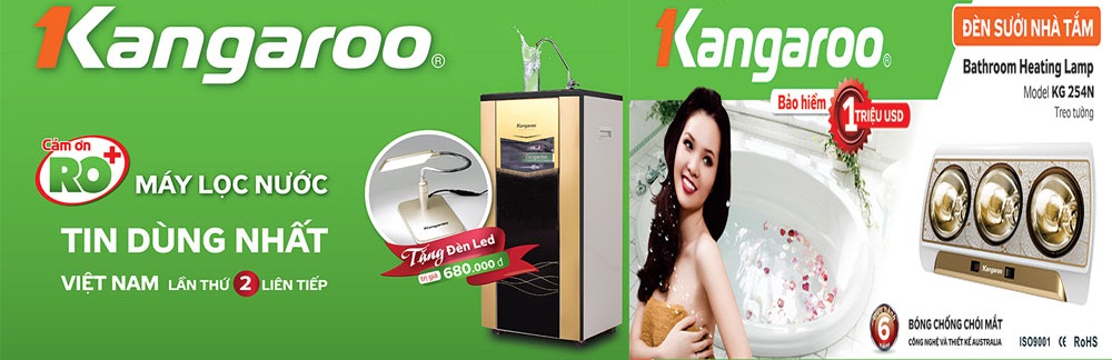 sản phẩm thiết bị vệ sinh kangaroo