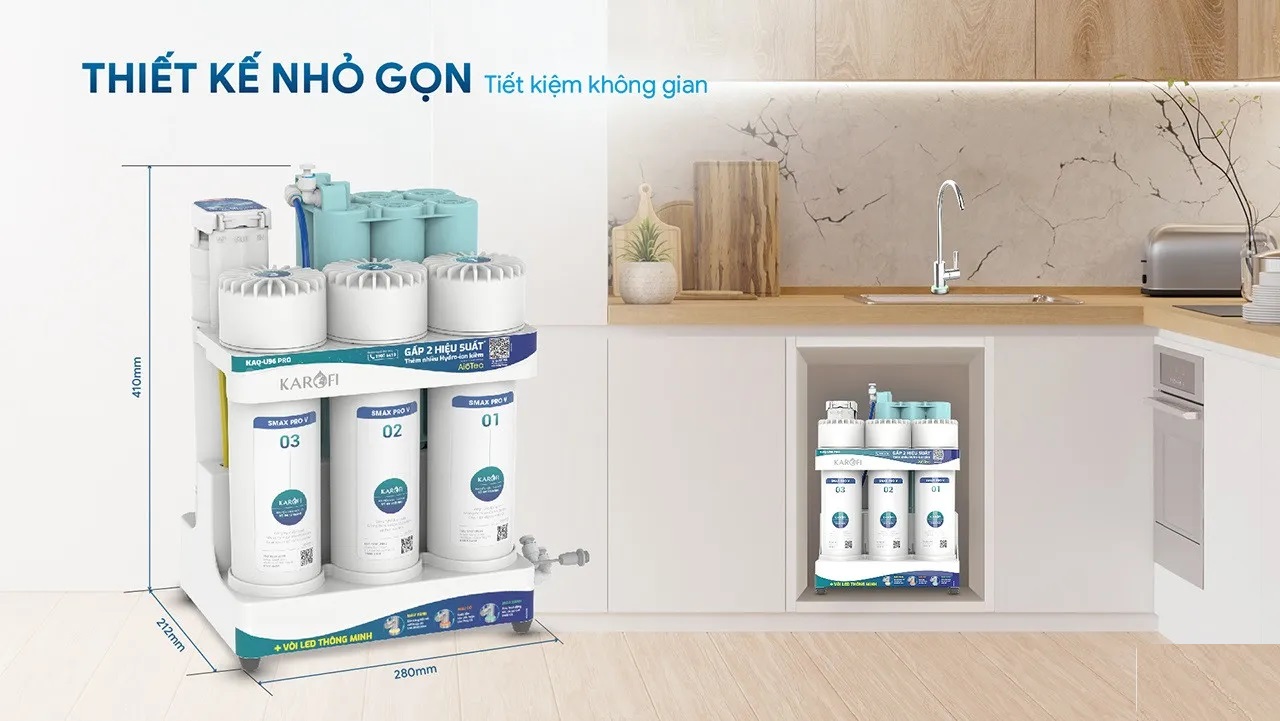 Thiết kế của máy lọc nước karofi