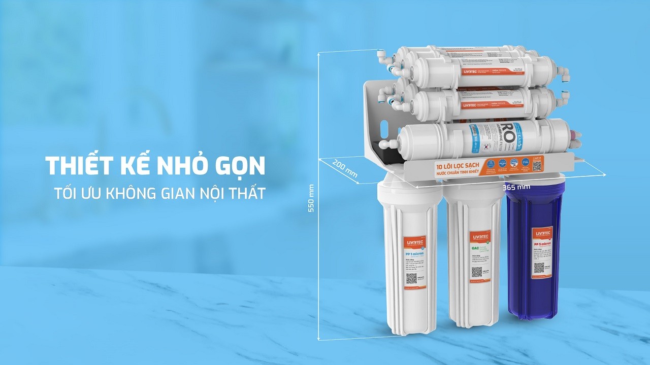 Thiết kế của máy lọc nước karofi livotech