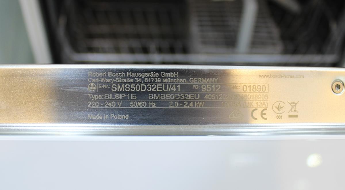 thông số Máy rửa chén bát Bosch_SMS50D32EU