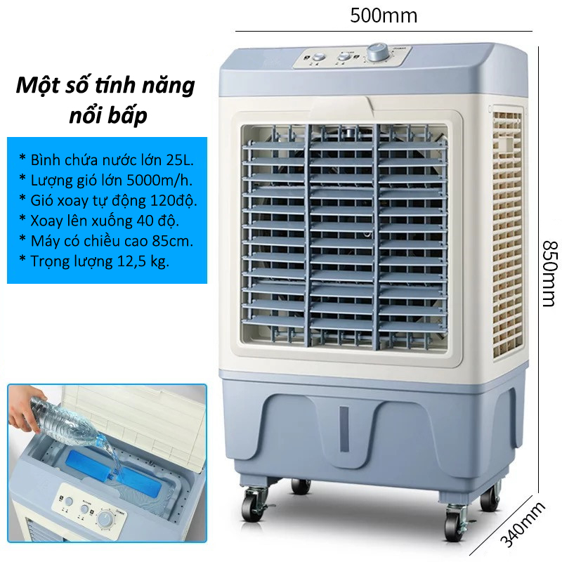 Tính năng của quạt điều hòa làm mát