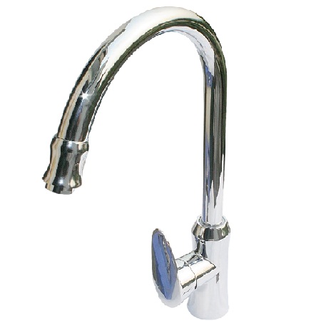 Vòi chậu rửa chén bát inox 304 SUS VC 107