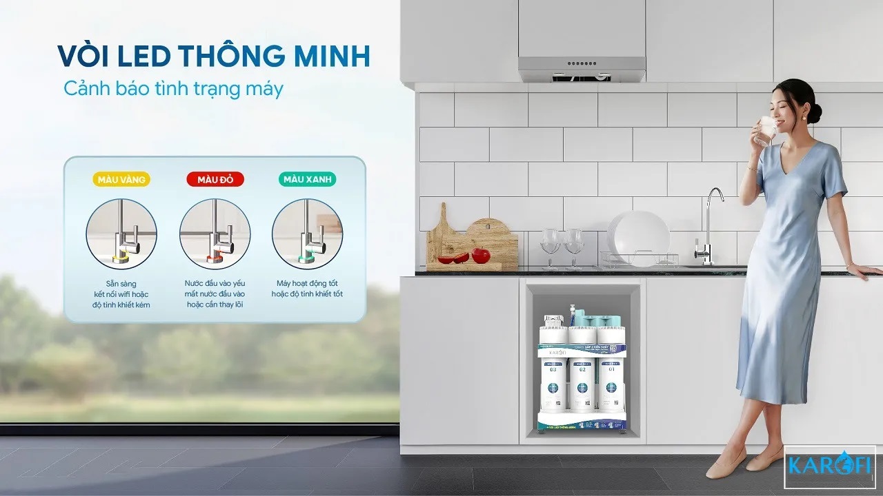 Vòi Máy lọc nước Karofi KAQ-U96 PRO
