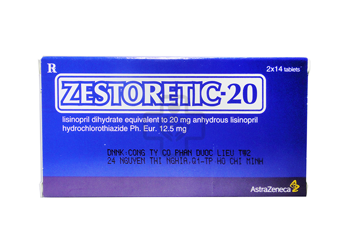 Tablet zestoretic 20 mg
