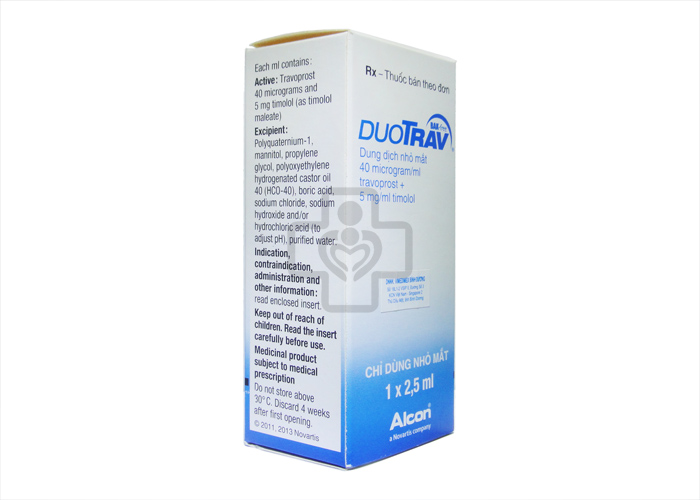 DuoTrav Eye Drops 2,5ml Bak Free