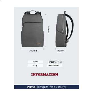 Balo cao cấp WiWu Aviator 15