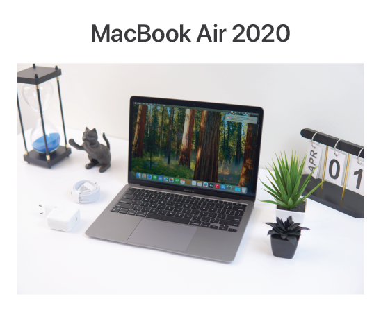 MacBook Air 2020 13 inch M1 16GB RAM 512GB SSD – Like New