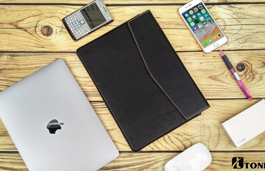 Bao da thật handmade TONI cho Macbook , Suface pro 4, 5
