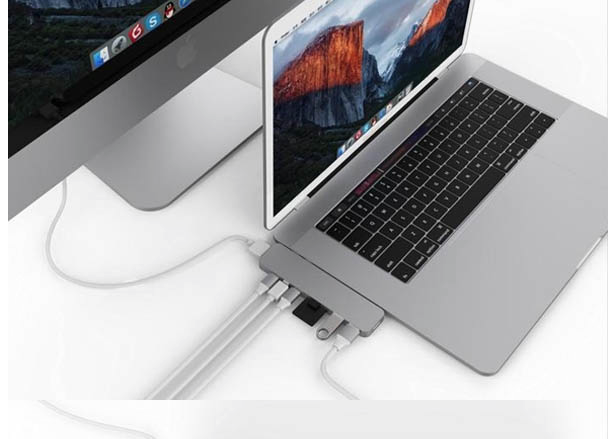 HYPERDRIVE PRO 8-IN-2 HUB FOR USB-C MACBOOK PRO 2016/2017